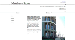 Desktop Screenshot of matthewsstone.com