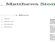 Tablet Screenshot of matthewsstone.com